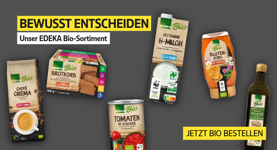 Unser EDEKA Bio Sortiment